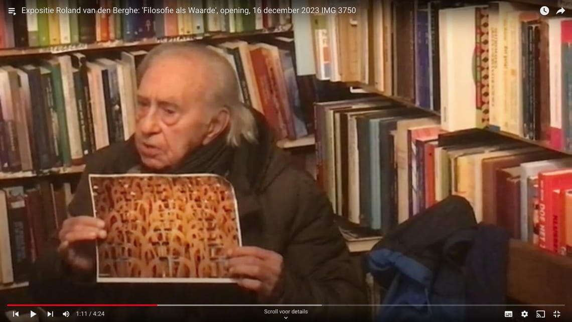 OPENING - Expositie Roland van den Berghe: 'Filosofie als Waarde', 16 december 2023